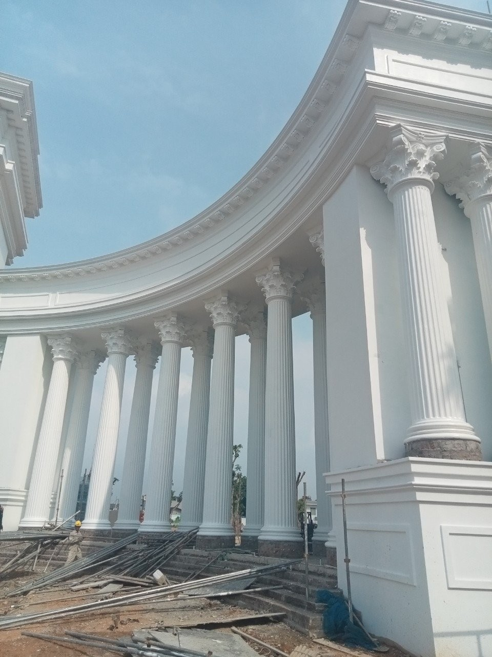 3DCUBE thi công thiết kế và xây dựng cổng dự án Denko- Thái Nguyên 