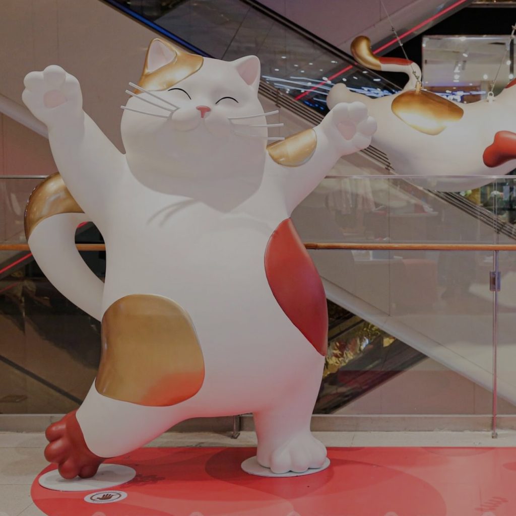 In 3D mèo thần tài
