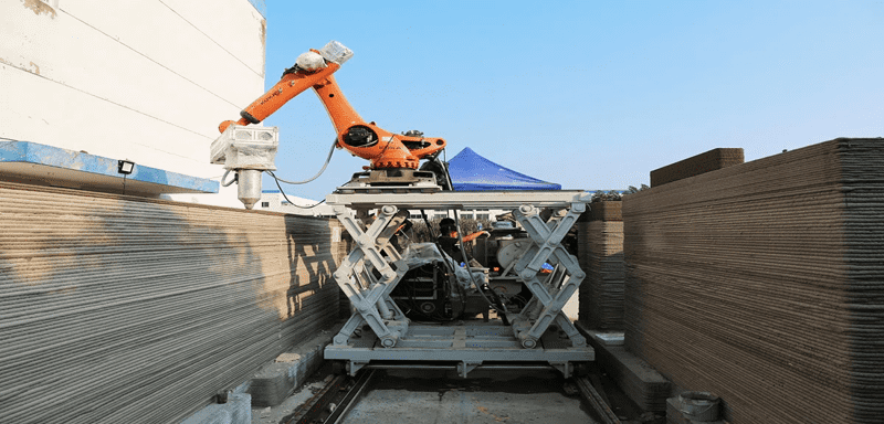 Sản xuất cấu kiện, mô hình, vật liệu xây dựng
