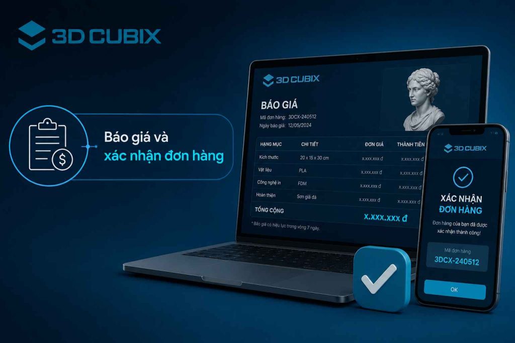 Báo giá và xác nhận đơn hàng