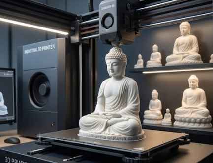 In 3D tượng Phật với độ chính xác cao