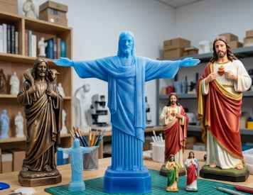 In 3D tượng Chúa đáp ứng đa dạng nhu cầu sử dụng