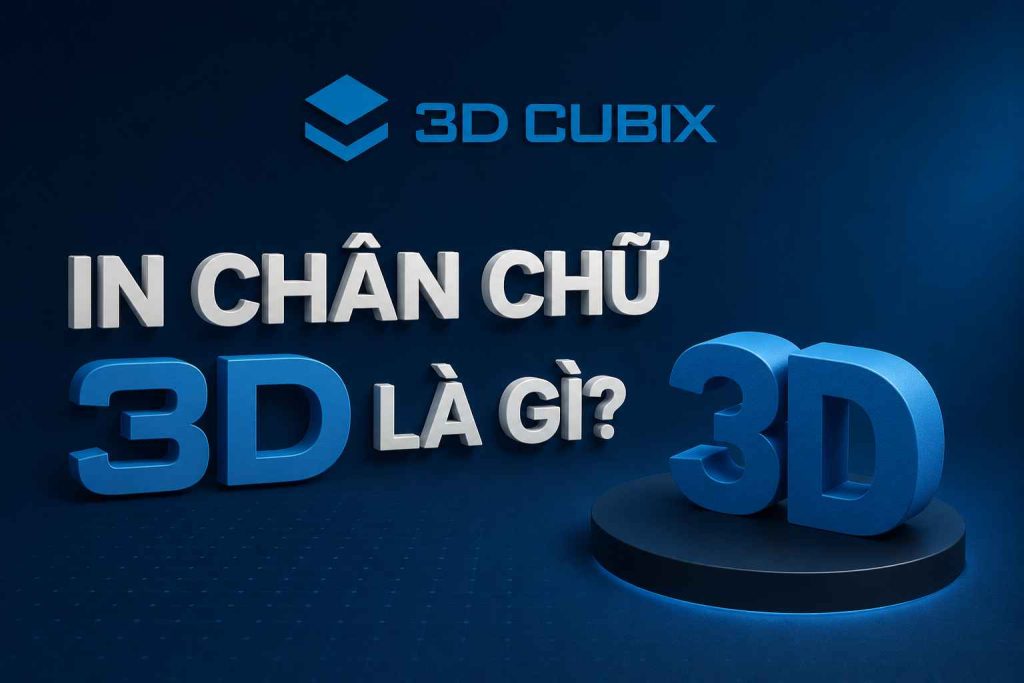 In chân chữ 3D là gì?