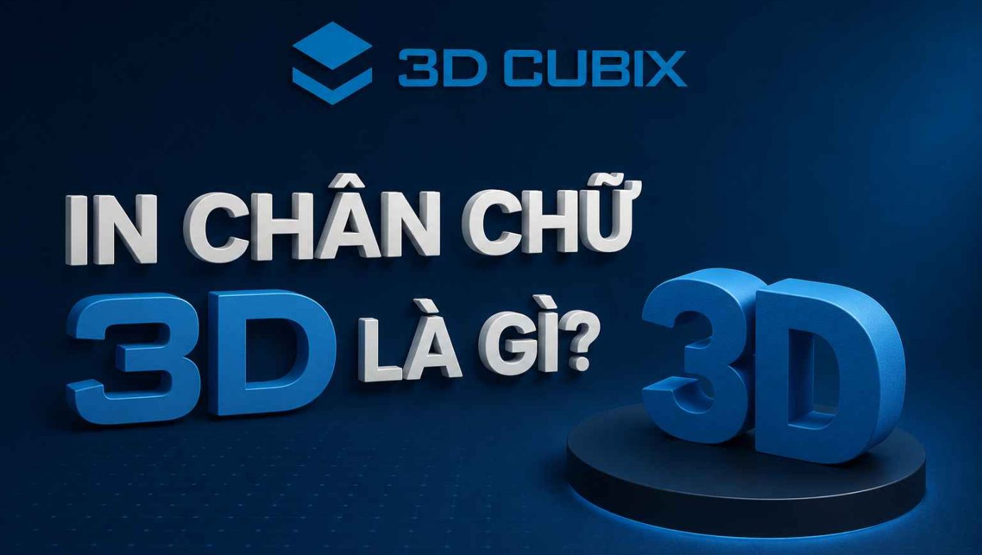 In chân chữ 3D là gì?