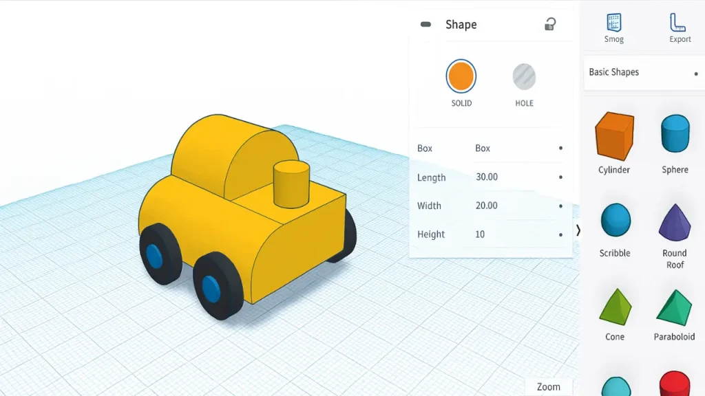 Phần mềm Tinkercad