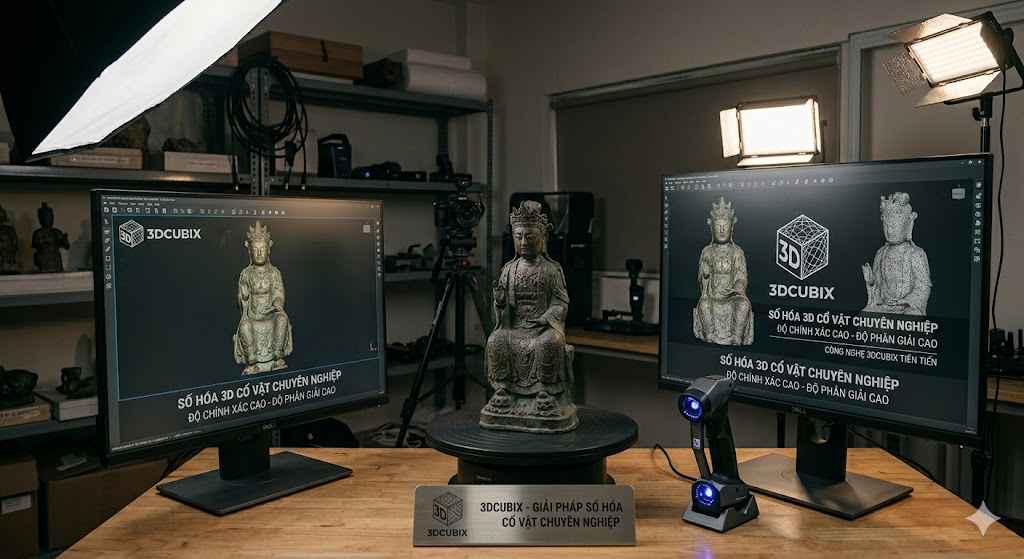 Đơn vị cung cấp giải pháp số hóa 3D cổ vật chuyên nghiệp