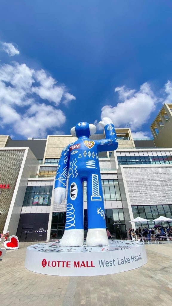 Mô hình 3D tại Lotte Mall do 3DCUBIX triển khai