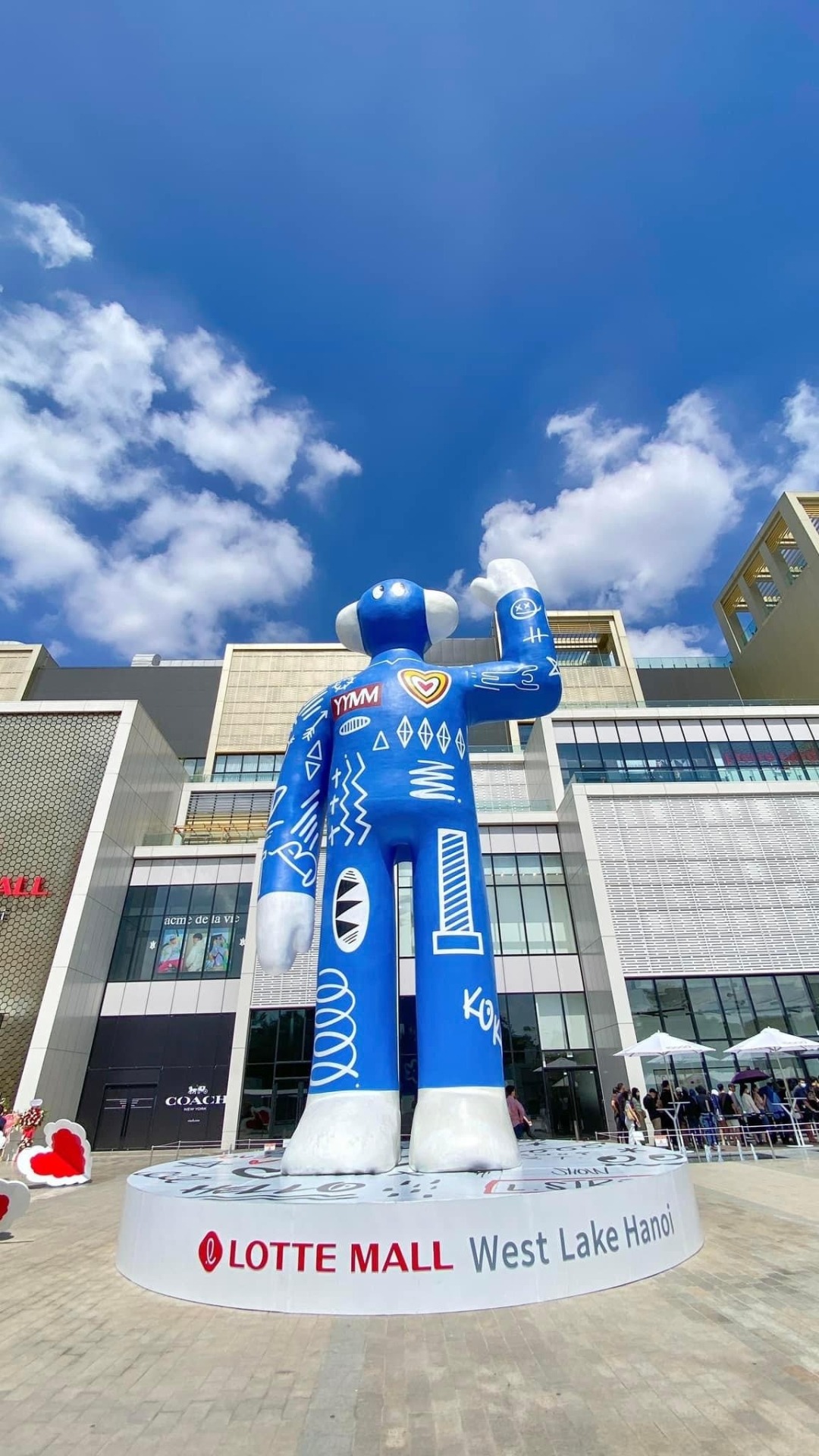 Mô hình 3D tại Lotte Mall do 3DCUBIX triển khai